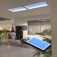 Dimmable 2700k a 10000k Luz de janela artificial Janela falsa com luz solar artificial