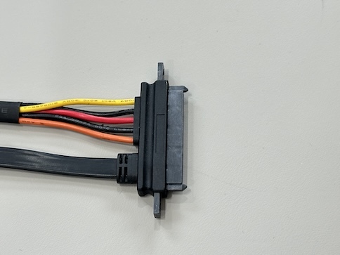 SATA 22Pin to Micro SATA Power Data Cable Connector – Flat Ribbon Electrical Wire Harness for SSD / Server Storage