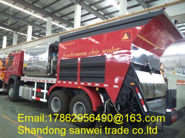 8x4 Road Maintenance Equipment 12m3 Capacity 3.0l/M2 Asphalt Spraying Volume