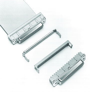 D Sub Socket 50 Position IDC Compatible with Open or Closed End Cover and Steel