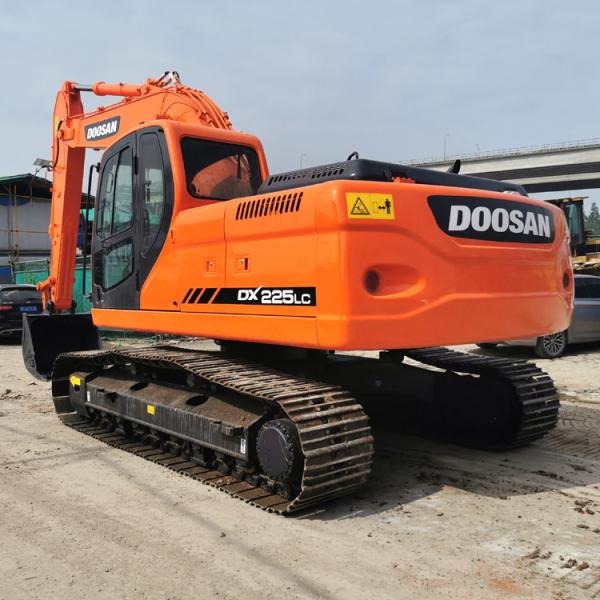Less Hour 22 Ton Doosan DX225 Crawler Excavator in Korea Original Hydraulic Cylinder