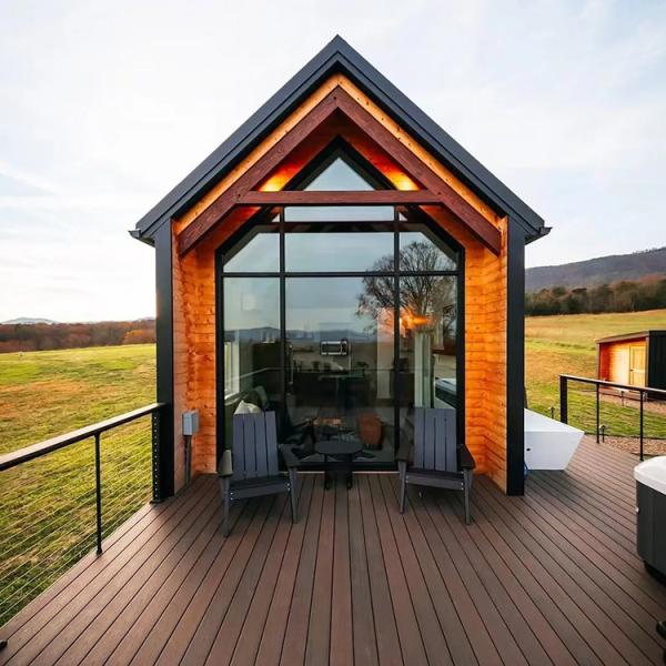 Pre Installed Rock Wool Insulation 1 Story Container Homes Interior 3D Model With Optimal Wall Thickness 2.5mm