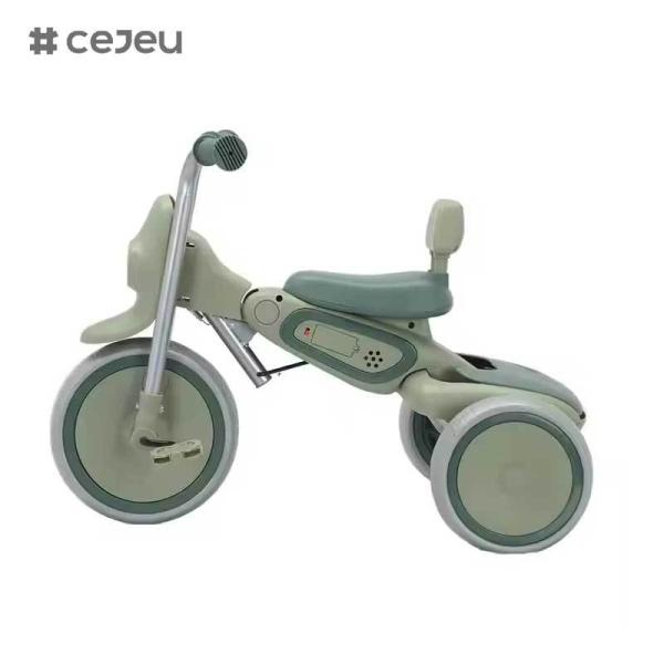 CJ-BY-117 Kids' Baby Tricycles with Lights and Music Foldable Tricycle Factory Prices Wholesale, Convenient Transportation