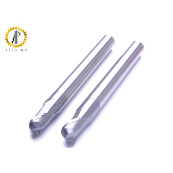 Large Diameter Solid Carbide Ball End Milling Cutter , Carbide Tipped End Mills