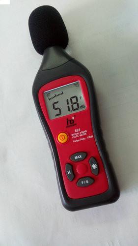 Medidores de nível sadio Handheld HD-824 de Digitas 30 - 130dBA para o estudo do ruído