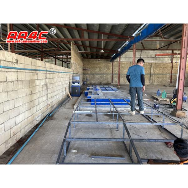 2&3&4 rodas EV motocicleta Tester centralizado com força de travagem Tester eixo carga pesagem velocímetro pinça de roda