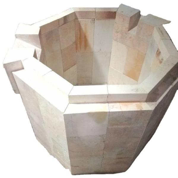 AZS Refractory Brick for Turnkey Glass Kiln Project Silica Alumina Zircon Block
