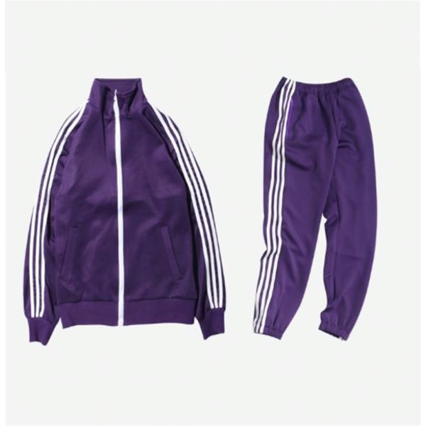 New Arrival Striped Custom Mens Gym Tracksuit