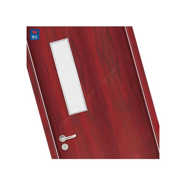 Огнеупорная внутренняя стеклянная деревянная дверь