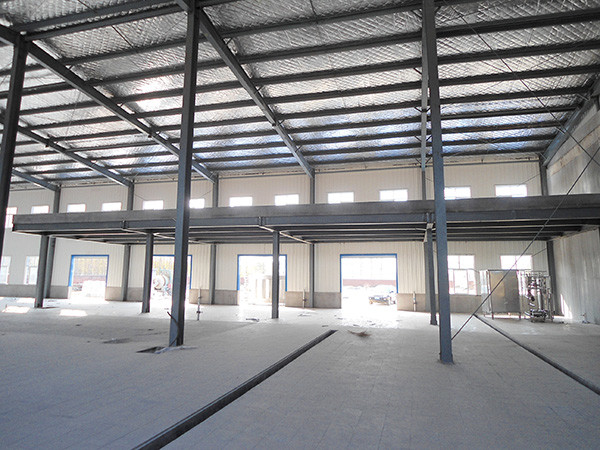 Flexible Metal Farm Buildings , Prefabricated Steel Structure Warehouse Building