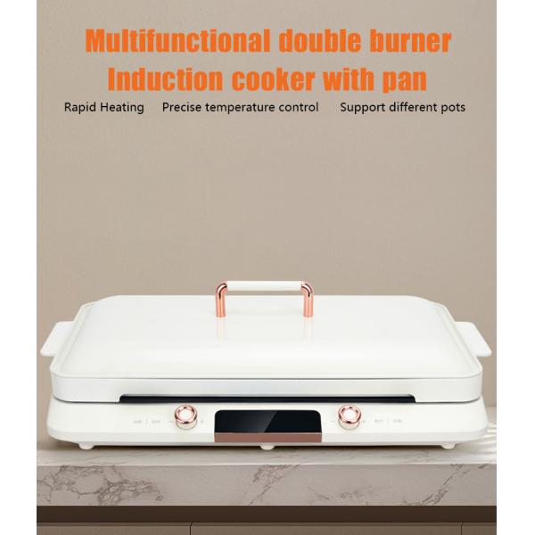 Бытовая 2000 Вт электрическая индукционная плитка с сенсорными кнопками и керамической стеклянной пластиной