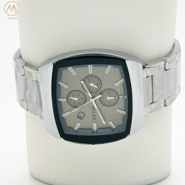 Relógios de pulso de marca impermeável de aço inoxidável quartzo para homens relógio de luxo de moda de negócios logotipo personalizado