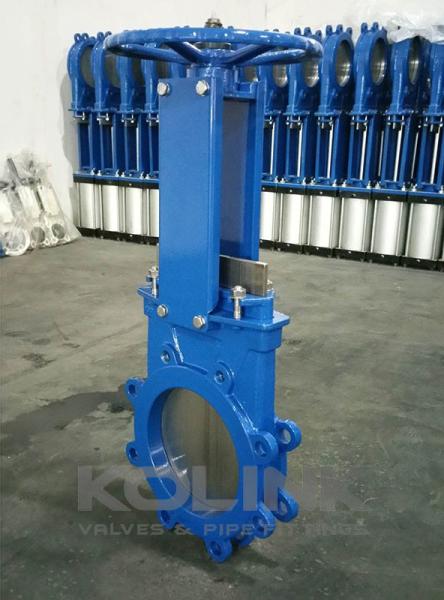 Unidirectional Knife Gate Valve Lugged Cast Steel Class150 PN10 PN16
