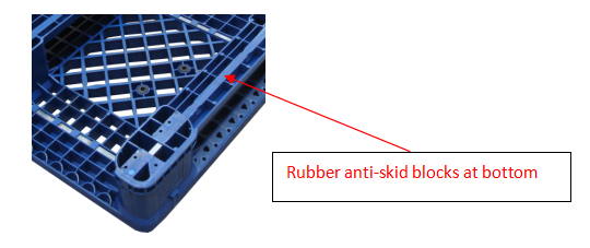 HDPE or PP solid deck hand pallet truck for sale large plastic pallet