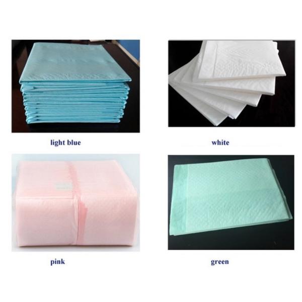 PE Film Backsheet Fluff Pulp SAP High Absorption Disposable Underpads