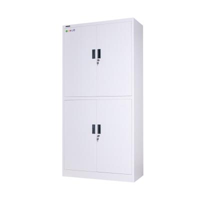 Dois arquivos Lockable do armazenamento do metal dos compartimentos