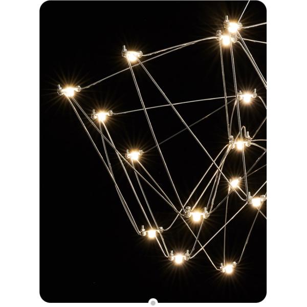JYLIGHTING на заказ Нерегулярные линии из нержавеющей стали Светодиодные люстры Светодиодные светильники для виллы ресторана