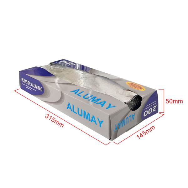 500 листов фольги 5x10.75 дюймов всплывающая фольга для волос для кухни
