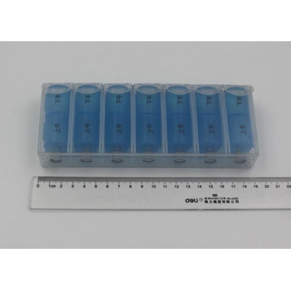 Travel Pill Case Organizer , Transparent Plastic Pill Box For Children