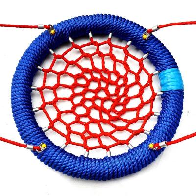 Outdoor Playground Preschool Play Equipment Rope Baby Round Swing Seat