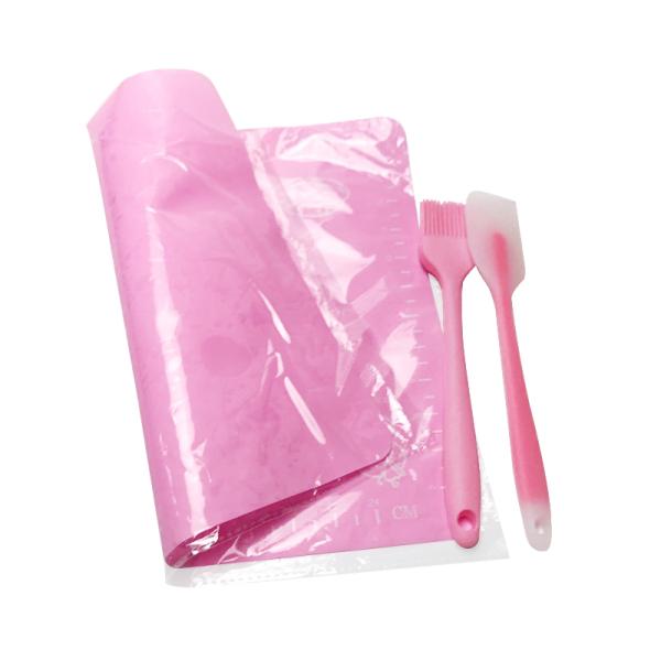 high quality best seller new design kitchen accessories silicone baking mat set rubber spatula brushes for bakery