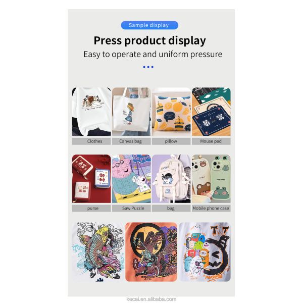 38x38cm Imprimante Flat T-shirt and Hot Press Transfer Machine