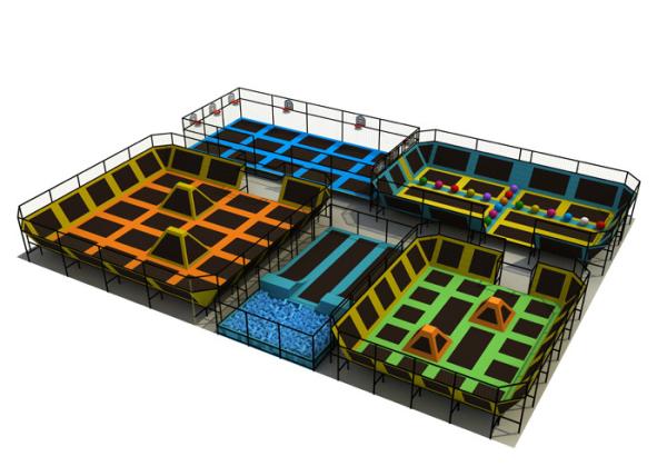 Indoor Fitness Foam Kids Trampoline Park