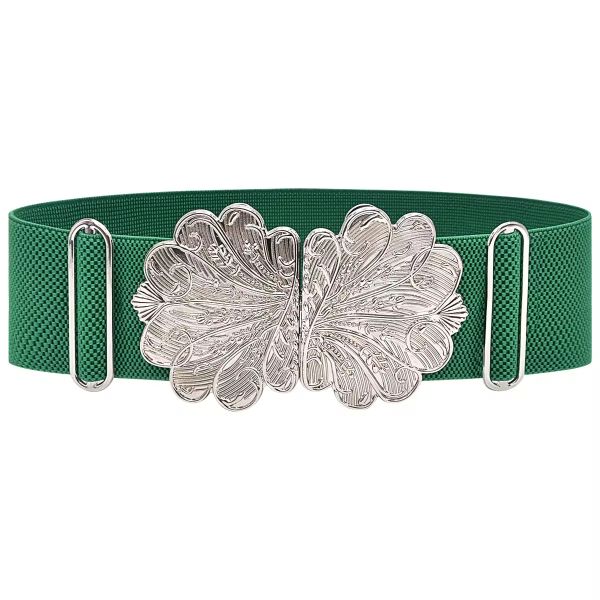 Hot Sale Casual Alloy Buckle Adjustable Elastic Flexible Woven Fashion Women Belts for Wholesale Price