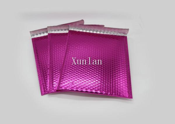 Self Adhesive Padded Shipping Envelopes , 4 * 6 Inch Metallic Bubble Envelopes