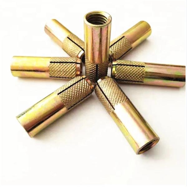Drop In Anchor White Zinc Plated 4.8 Carbon Steel Iron Material