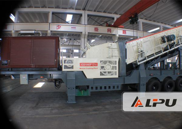 High Performance Potable Crushing Plant  And Screening Plant for Mining , Construction