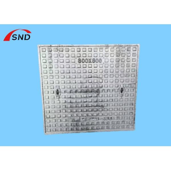 Square Ductile Iron Manhole Cover C250 Load Bearing Grade 800×800mm