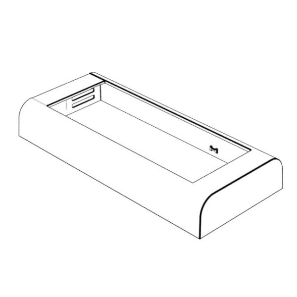 OEM / ODM ： Hot Runner injection molding & Transparent Smart Doorbell Cover No.23679-B