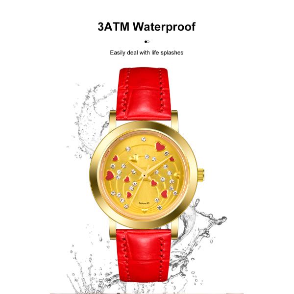 Метка частного назначения дозора кварца изготовленного на заказ пояса нержавеющей стали моды 2022 неподдельная кожаная