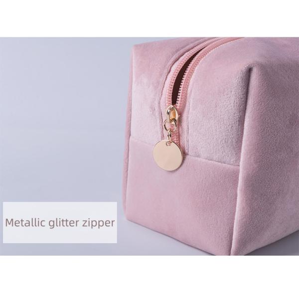 Soft-loop Style Velvet Pouch Bag for Custom Makeup and Personalised Bridesmaid Gifts