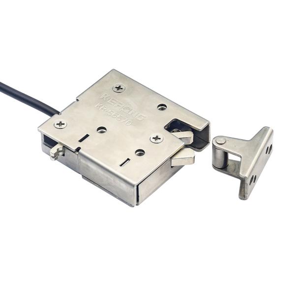 12V / 24V DC 304 Stainless Steel Electromagnetic Lock For QR Storage Cabinet