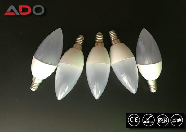 8W LED Candle Bulb Light / Energy Saving Indoor Spotlight Chandelier