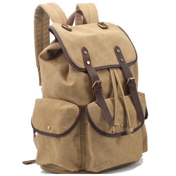 2016 new canvas shoulder bag Europe retro bag leisure backpack schoolbag