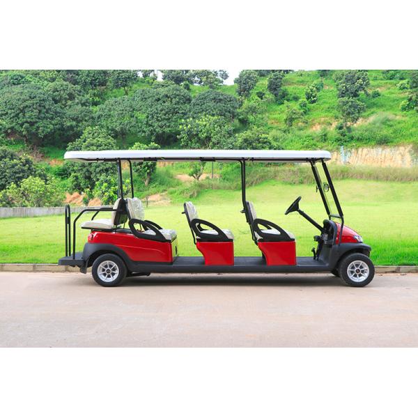 Steel Chassis 24KM/H 8 Seater Club Cruiser Electric Golf Carts