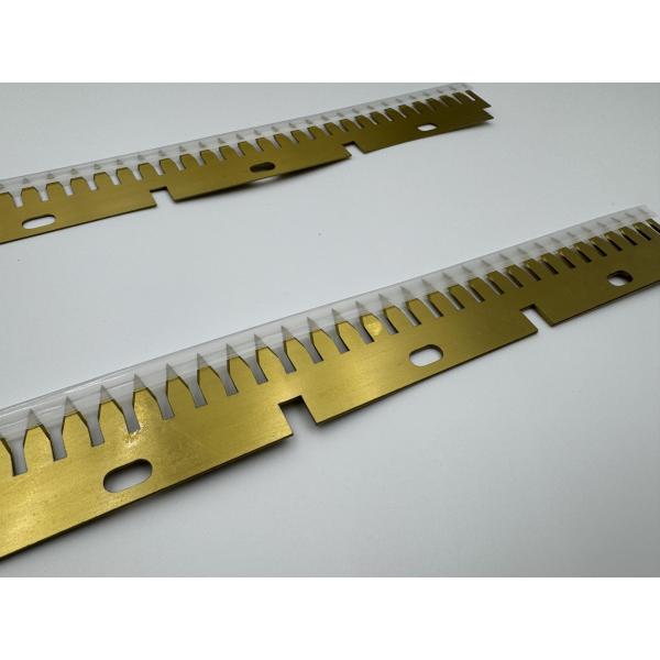 Многоцелевое зазубренное лезвие из нержавеющей стали с титановым покрытием