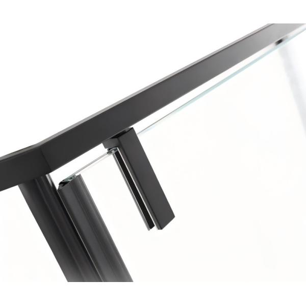 Diamond Shaped Shower Glass Wall Profile Erosion Resistant For Bathroom Partition