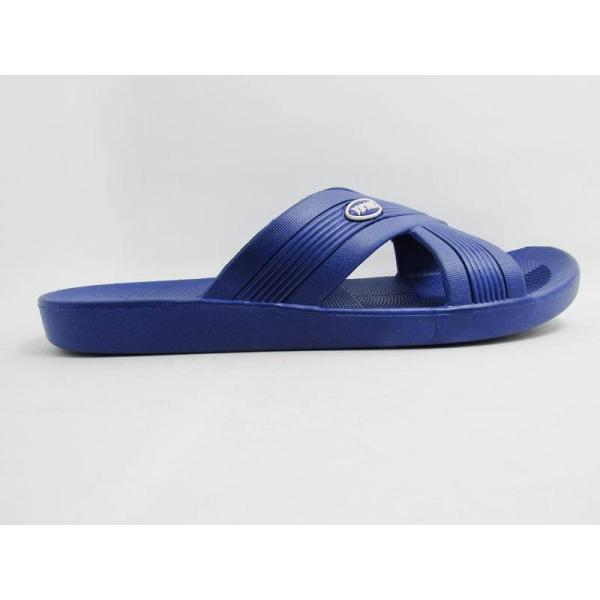 Black Pvc Slippers Corrosion Resistance Anti Slip Protection Any Color Available