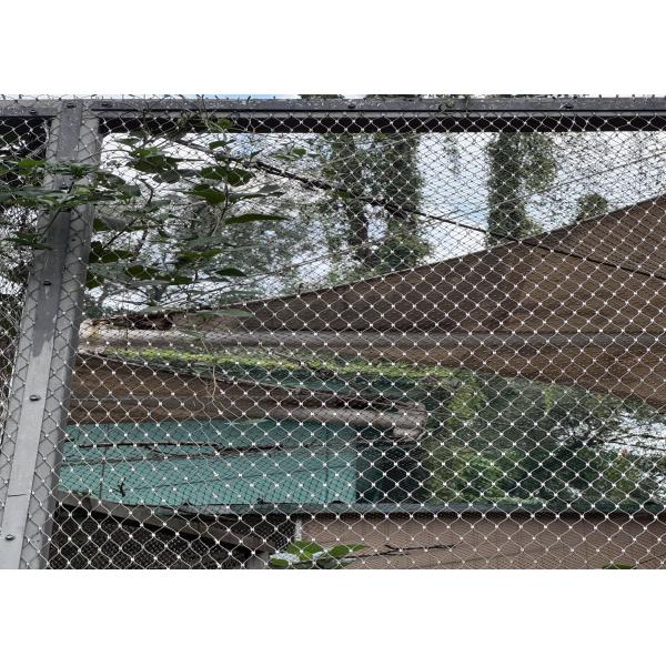 2mm Stainless Steel 316 Rope Mesh for Zoo Enclosures 20-200mm