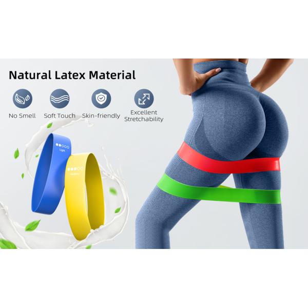 Resistance Bands, Exercise Workout Bands for Women and Men, 5 Set of Stretch Bands for Booty Legs, Pilates Flexbands