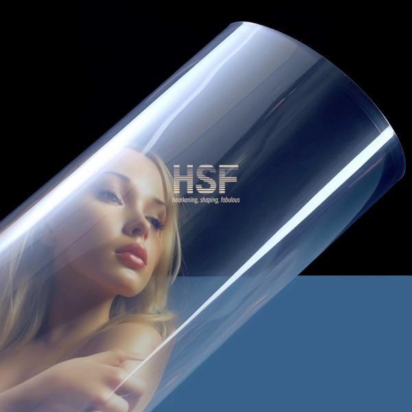 20uM Флуоросиликоновая линейка прозрачная ПЭТ пленка Силикон покрытый боковой раны в