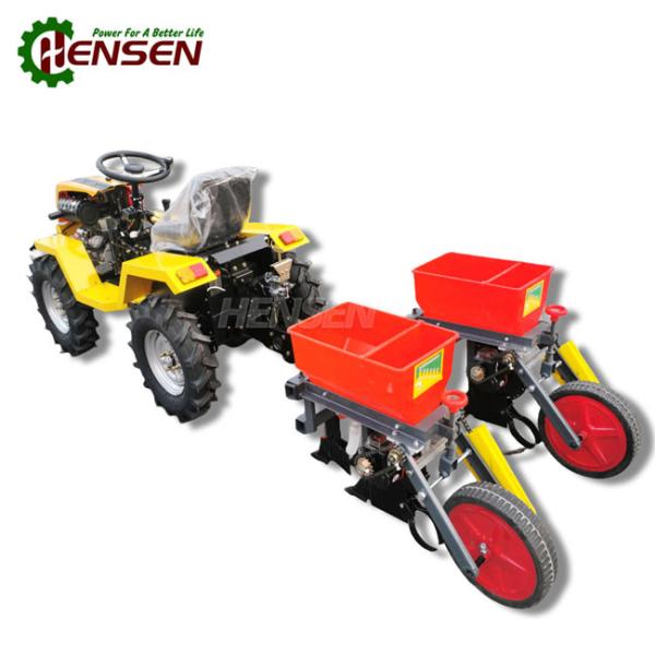 Synchro Small Diesel Garden Tractors Yellow Orange Agricultural Mini Tractor