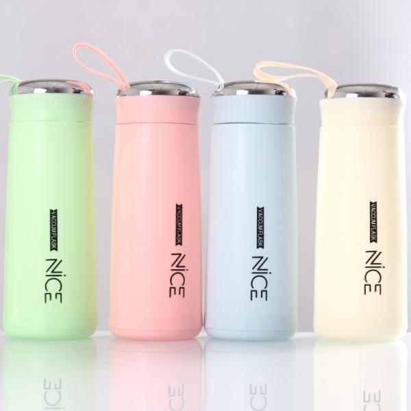 Stocked High Temperature Resistance Vacuum Double Walled Glass Tea Cup with Custom Logo