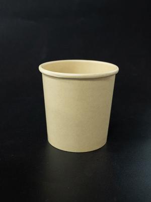 Cheiro menos os copos biodegradáveis de papel 26oz da sopa com tampas