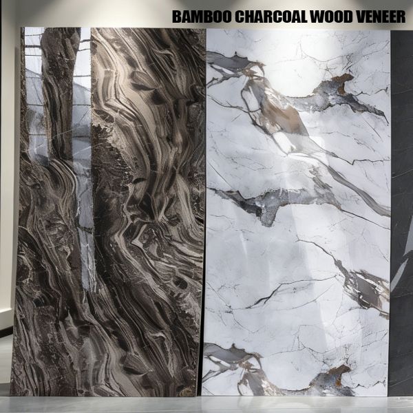 Bamboo Wood Marble PVC Wall Panels Easy Insulation Board Bamboo Fiber Wall Panel