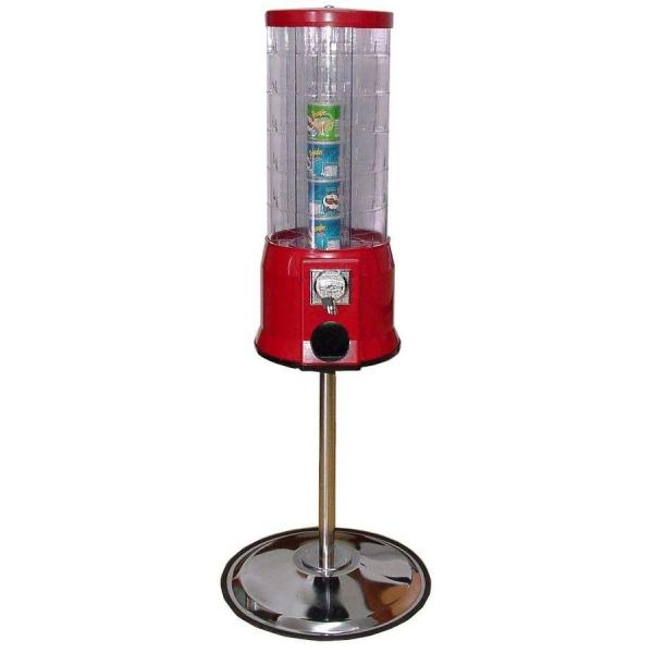 Красный автомат с интерактивным цифровым дисплеем